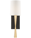 Crystorama Bromley 2 Light Black Forged Wall Mount In Metallic