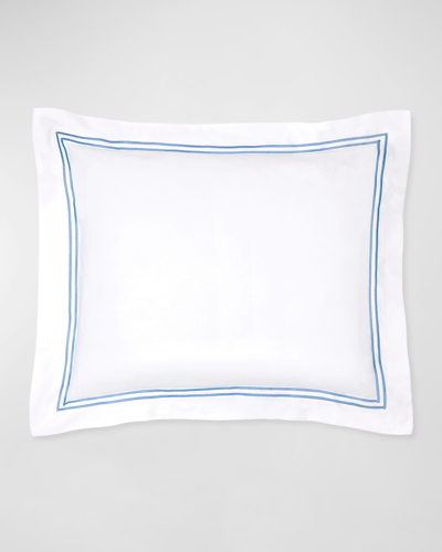 Sferra Grande Hotel Boudoir Sham In White/ocean