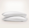 Boll & Branch Organic Signature Textured Stripe Pillowcase Set In White