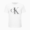 CALVIN KLEIN CK Jeans夏季女士时尚纯棉字母填充印花LOGO透气短袖T恤ZW01732,6919915992762345156