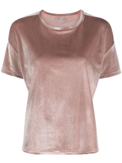 Herno Resort Short-sleeved T-shirt In Pink