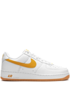 NIKE AIR FORCE 1 LOW WATERPROOF "UNIVERSITY GOLD" SNEAKERS