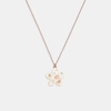 COACH OUTLET WILDFLOWER RESIN PENDANT NECKLACE