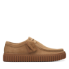 Clarks Signature Man Lace-up Shoes Camel Size 9 Leather In Beige
