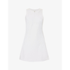Lululemon Grid-texture Sleeveless Tennis Dress In White