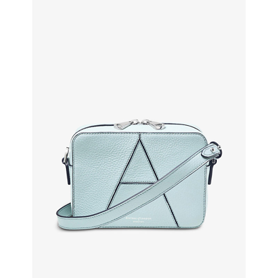 Aspinal Of London Womens Poolblue Camera A Leather Cross-body Bag
