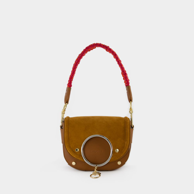 SEE BY CHLOÉ MARA HOBO BAG - SEE BY CHLOE -  CARAMELLO - LEATHER