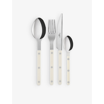 Sabre Ivory Bistrot Stainless-steel And Acrylic Cutlery Set Of 24