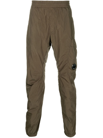 C.p. Company Chrome-r Track Trousers In Green