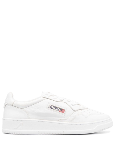 Autry Low-top Sneakers With Smooth And Suede Leather Combination In Multi