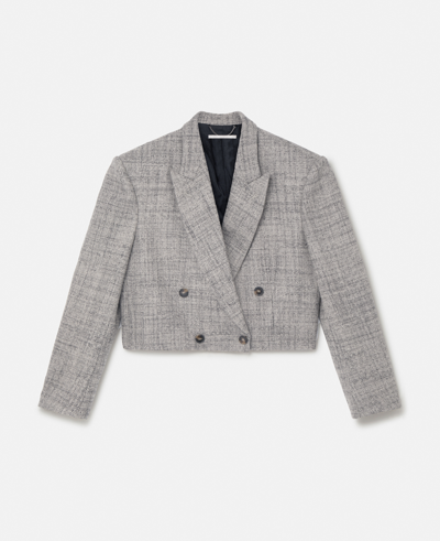 Stella Mccartney Cropped Boxy Double-breasted Blazer
