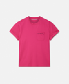 Stella Mccartney Stella Logo Heart Embroidery T-shirt In Pink