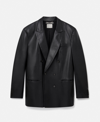 Stella Mccartney Alter Mat Oversized Double-breasted Blazer In Black