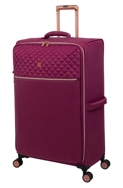 It Luggage 31" Divinity 8 Wheel Packing Case In Raspberry Radiance W Rose Gold