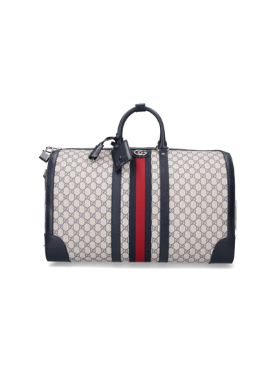 Gucci "mayusus" Large Travel Bag In Blue