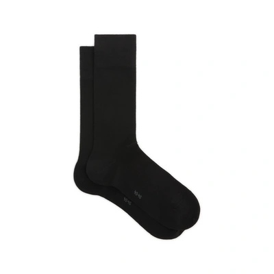 Burlington Cotton Socks In Black