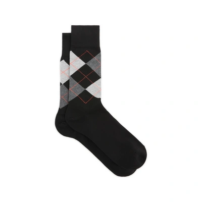 Burlington Cotton Socks In Black
