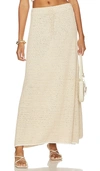 S/W/F TRIMMED MAXI SKIRT