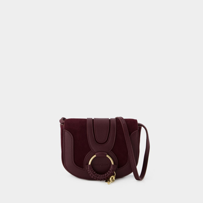 See By Chloé Hana Mini Leather & Suede Crossbody In Red