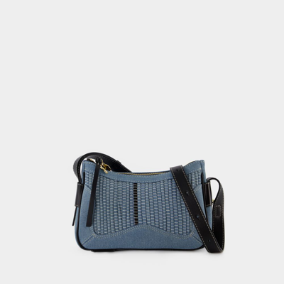 SEE BY CHLOÉ HANA CROSSBODY BAG - SEE BY CHLOÃ© - COTTON - DENIM