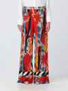 Pierre-louis Mascia Geometric Floral-print Wide-leg Trousers In Fa01