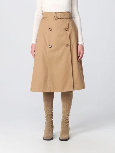 BURBERRY BALEIGH SKIRT IN GABARDINE,E47079022