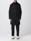 Jil Sander Cotton Logo Parka In Black