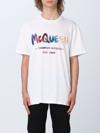 ALEXANDER MCQUEEN ALEXANDER MCQUEEN COTTON T-SHIRT,E48313001