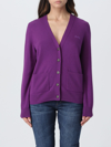 Apc A.p.c. Louisa Cardigan In Violet