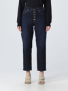 Dondup Mid-rise Tapered-leg Trousers In Blue