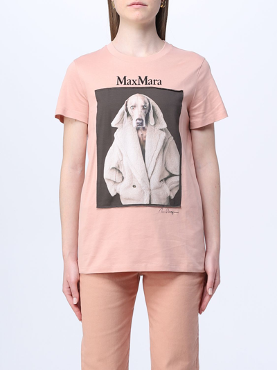 Max Mara T恤  女士 颜色 粉色 In Pink