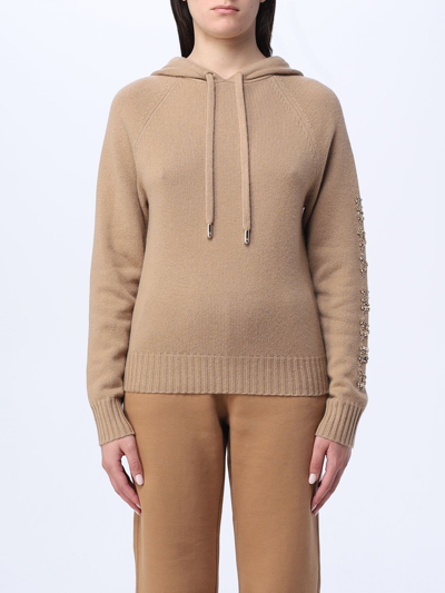Max Mara Sweatshirt In Wool And Cashmere Blend In Pattern