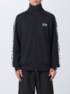 Golden Goose Star Zipped Technical Jersey Jacket In Blue