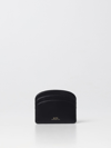 Apc Wallet A.p.c. Woman Color Black In Black
