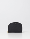 Apc Wallet A.p.c. Woman Color Black In Black