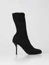 Alexander Mcqueen Alexander Mc Queen Black Boot With Heel In Black