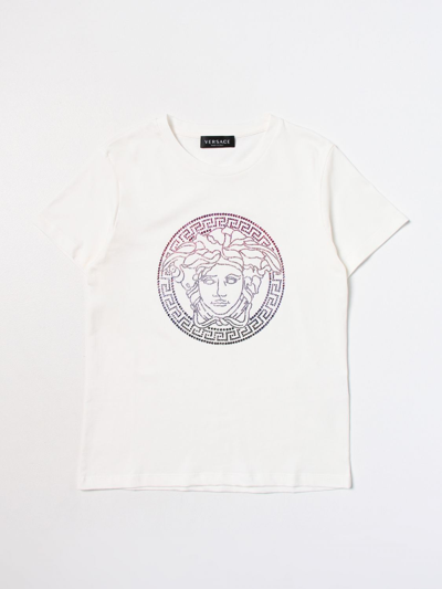 Young Versace Kids' T恤  儿童 颜色 白色 In White