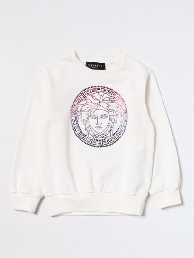 Young Versace Kids' Pullover  Kinder Farbe Weiss In White