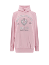 Balenciaga Metal Printed Cotton Hoodie In Pink