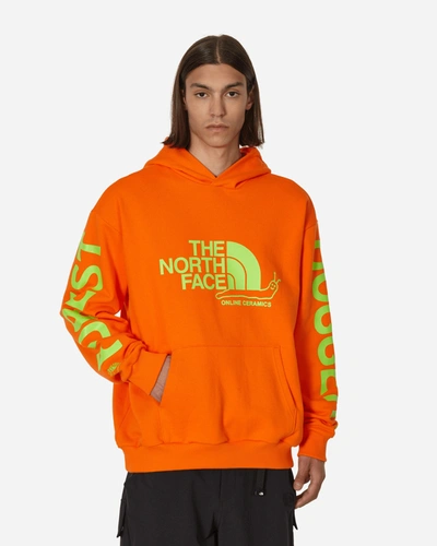 The North Face Project X Online Ceramics Hooded Sweatshirt Red In Orange