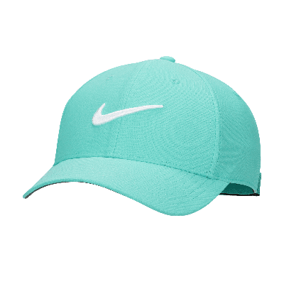Nike Unisex Dri-fit Club Structured Swoosh Cap In Green
