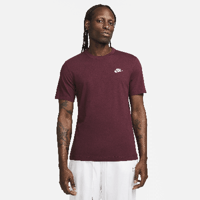 Nike Men's  Sportswear Club T-shirt In Red