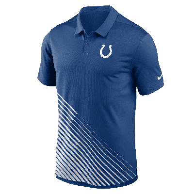 Nike Men's Dri-fit Yard Line (nfl Indianapolis Colts) Polo In Blue