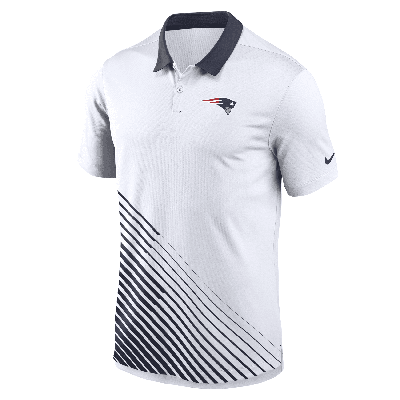 Nike Men's Dri-fit Yard Line (nfl New England Patriots) Polo In White