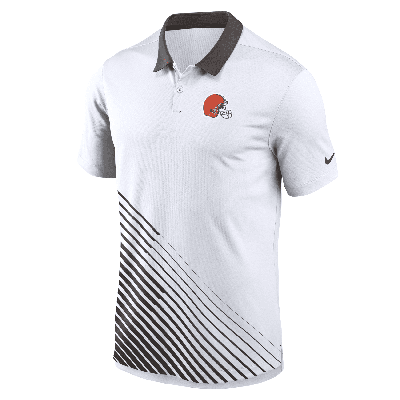 Nike Men's Dri-fit Yard Line (nfl Cleveland Browns) Polo In White