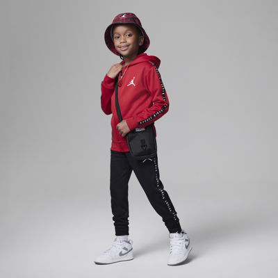Jordan Air  Therma Taping Set Little Kids 2-piece Hoodie Set In Red