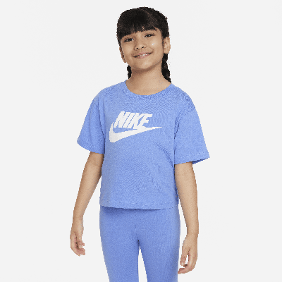 Nike Club Boxy Tee Little Kids T-shirt In Blue