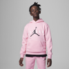 Jordan Big Kids' Pullover Hoodie In Pink