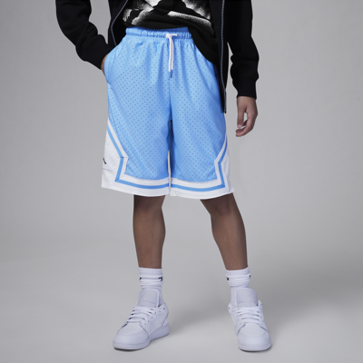 Jordan Air Big Kids' Dri-fit Diamond Shorts In Blue