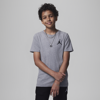 Jordan Boys' Jumpman Air Embroidered Tee - Big Kid In Grey